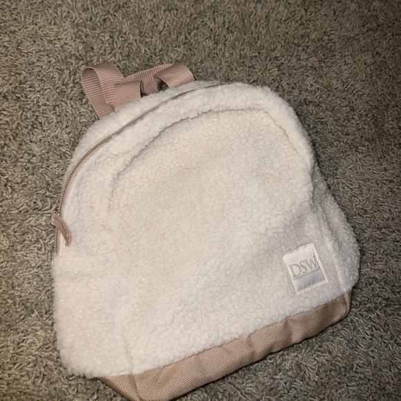 DSW Handbags - DSW Women's Cream and Tan mini Backpack